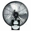 Iliving 18 in. 3 fan speeds Wall Fan in Black with Oscillating head ILG8EOSC18